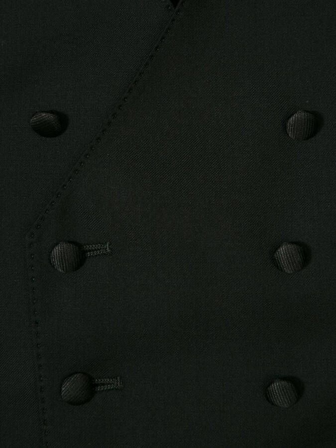Dolce & Gabbana Kids tailored double-breasted waistcoat Zwart
