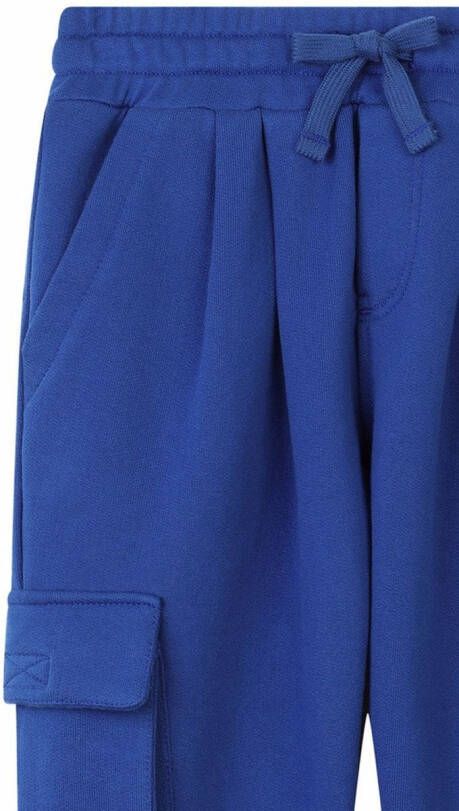 Dolce & Gabbana Kids Trainingsbroek met logo label Blauw