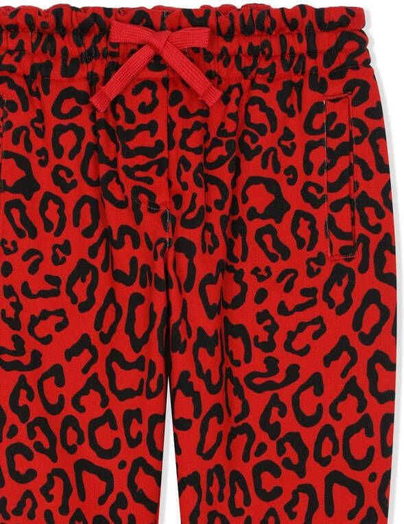Dolce & Gabbana Kids Trainingsbroek met logoprint Rood