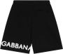 Dolce & Gabbana Kids Trainingsshorts met logoprint Zwart - Thumbnail 2