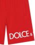 Dolce & Gabbana Kids Trainingsshorts met logoprint Rood - Thumbnail 3