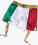 Dolce & Gabbana Kids Trainingsshorts verfraaid met vlag Wit - Thumbnail 2