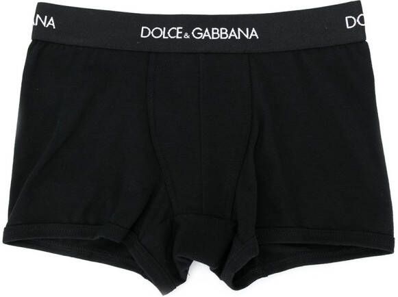 Dolce & Gabbana Kids Twee boxershorts Zwart