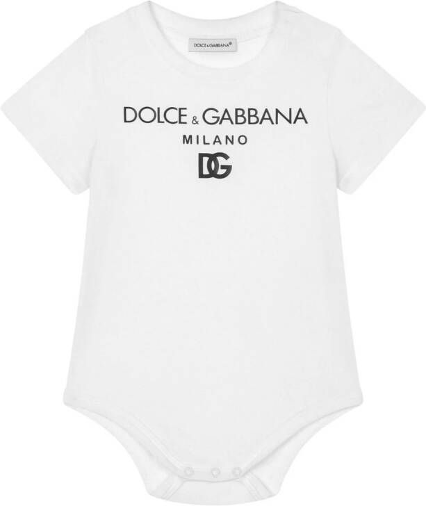 Dolce & Gabbana Kids Twee rompers Wit