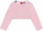 Dolce & Gabbana Kids Vest met bloe applicatie Roze - Thumbnail 2