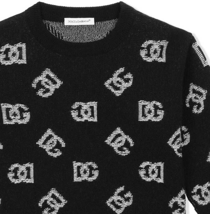Dolce & Gabbana Kids Wollen trui Zwart