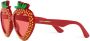 Dolce & Gabbana Kids Zonnebril met aardbei montuur Rood - Thumbnail 2