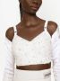 Dolce & Gabbana KIM DOLCE&GABBANA korset top met kralen Wit - Thumbnail 5