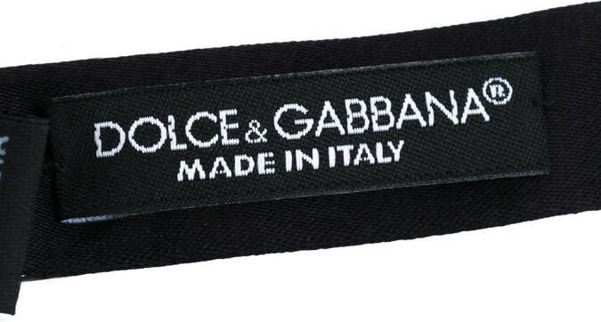 Dolce & Gabbana klassieke vlinderdas Zwart