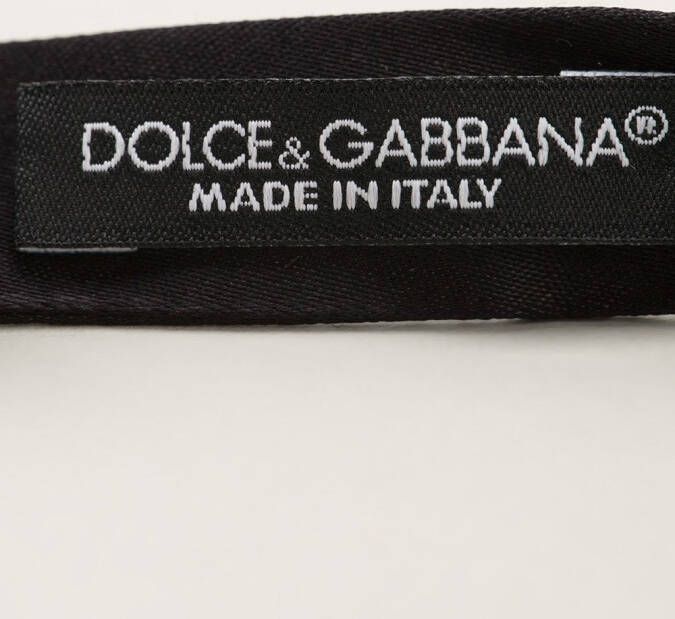 Dolce & Gabbana klassieke vlinderdas Zwart