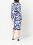 Dolce & Gabbana Jurk met Majolica-print Blauw - Thumbnail 4