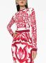 Dolce & Gabbana Kokerjurk met print Rood - Thumbnail 4
