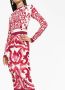 Dolce & Gabbana Kokerjurk met print Rood - Thumbnail 5