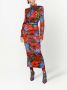 Dolce & Gabbana Kokerrok met bloemenprint Rood - Thumbnail 3