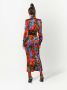 Dolce & Gabbana Kokerrok met bloemenprint Rood - Thumbnail 4