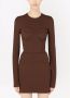 Dolce & Gabbana Korset top met lange mouwen Bruin - Thumbnail 3