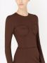 Dolce & Gabbana Korset top met lange mouwen Bruin - Thumbnail 5