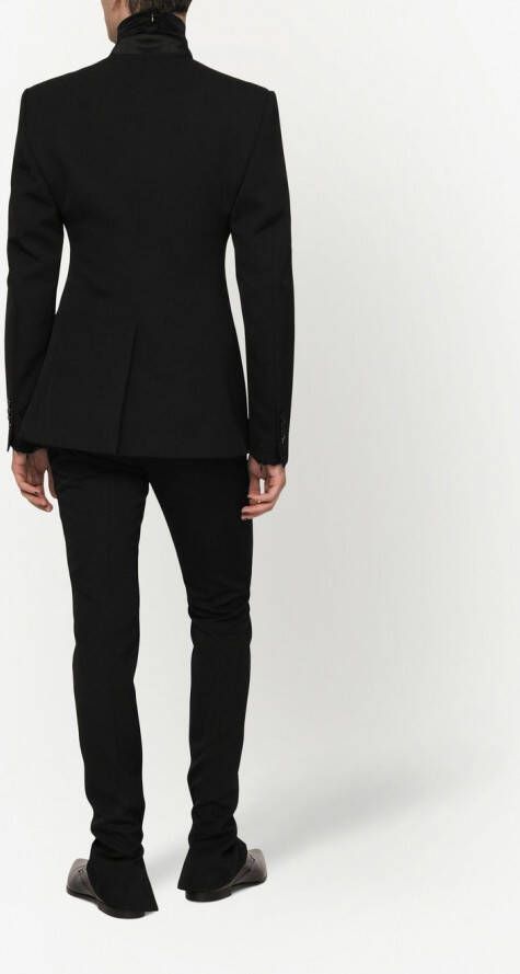 Dolce & Gabbana Kraagloze blazer Zwart