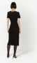 Dolce & Gabbana Midi-rok met bloemenkant Zwart - Thumbnail 4