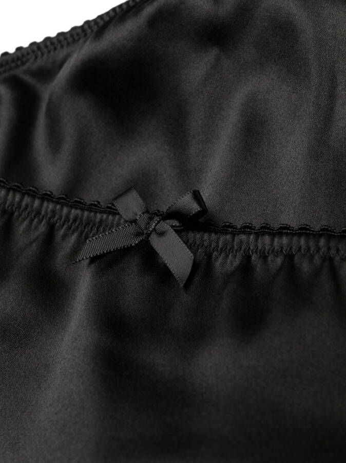 Dolce & Gabbana Slip met kant Zwart