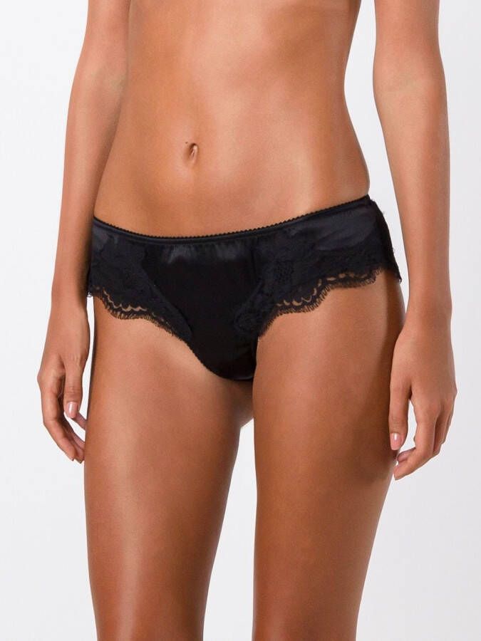 Dolce & Gabbana lace trim briefs Zwart