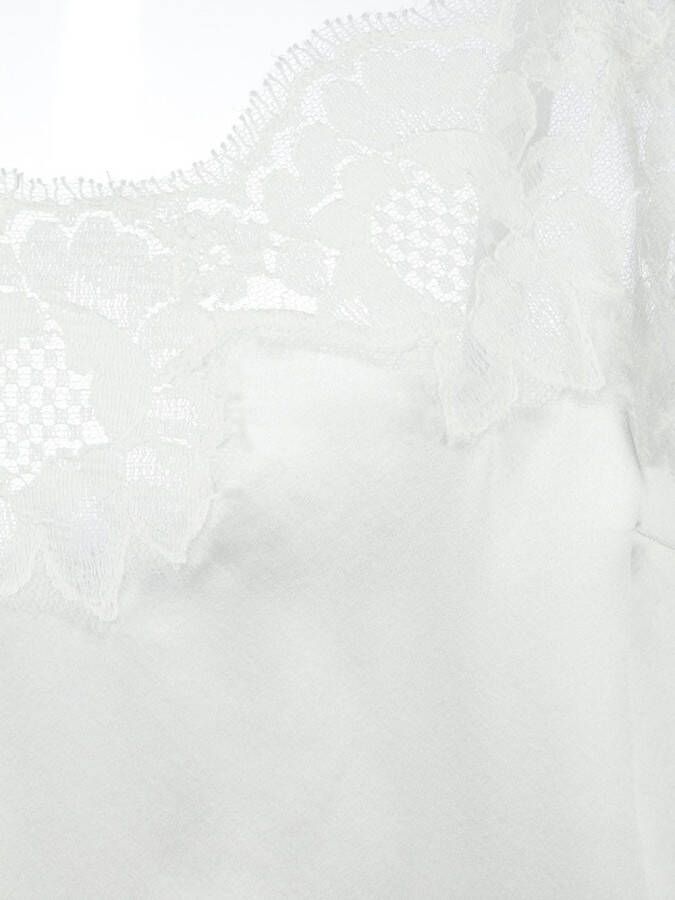 Dolce & Gabbana lace trim camisole Wit