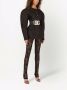 Dolce & Gabbana Skinny legging met bloemenkant Zwart - Thumbnail 2
