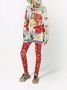 Dolce & Gabbana Legging met bloemenprint Paars - Thumbnail 2