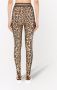 Dolce & Gabbana Jersey legging met luipaardprint Bruin - Thumbnail 4