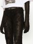 Dolce & Gabbana KIM DOLCE&GABBANA legging met geborduurde tule Zwart - Thumbnail 5
