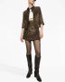 Dolce & Gabbana leopard-patterned jacquard jacket Bruin - Thumbnail 3