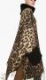 Dolce & Gabbana leopard-print fringed poncho Bruin - Thumbnail 5