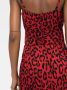 Dolce & Gabbana Midi-jurk met luipaardprint Rood - Thumbnail 3