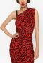 Dolce & Gabbana Asymmetrische jurk Rood - Thumbnail 5
