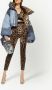 Dolce & Gabbana Legging van stretch-zijde met luipaardprint Bruin - Thumbnail 2