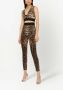 Dolce & Gabbana Cropped top met luipaardprint Bruin - Thumbnail 3