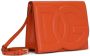 Dolce & Gabbana Leren crossbodytas met DG logo Oranje - Thumbnail 4