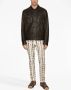 Dolce & Gabbana Leren jack Bruin - Thumbnail 3