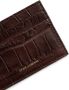 Dolce & Gabbana Leren pasjeshouder met logo label Bruin - Thumbnail 3