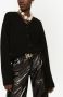 Dolce & Gabbana Leren riem met ruches en DG-logo Zwart - Thumbnail 3