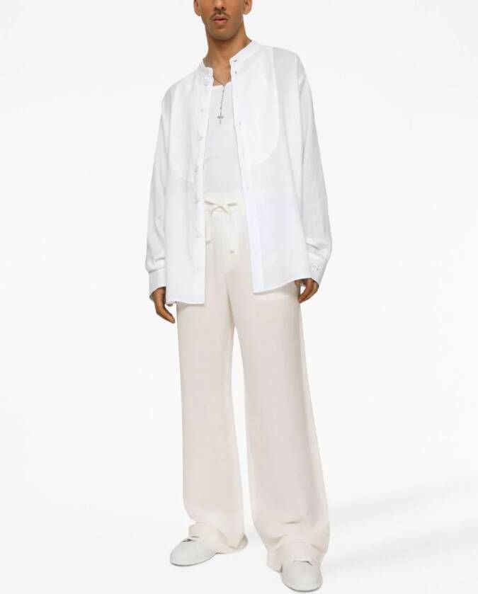 Dolce & Gabbana Linnen overhemd Wit
