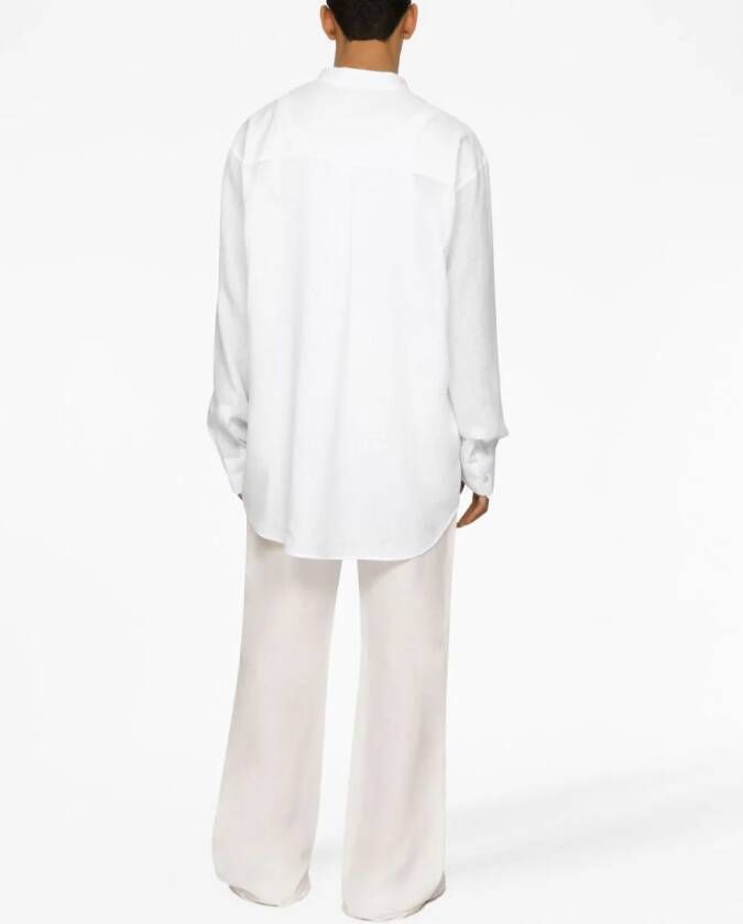 Dolce & Gabbana Linnen overhemd Wit