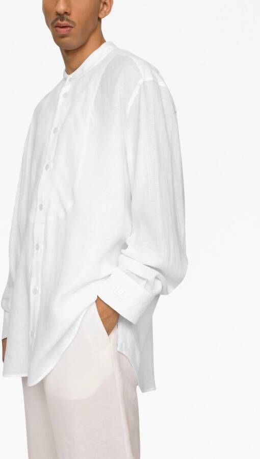 Dolce & Gabbana Linnen overhemd Wit