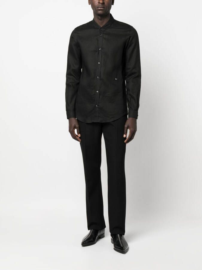 Dolce & Gabbana Linnen overhemd Zwart