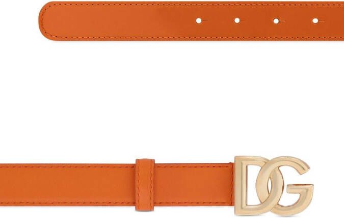 Dolce & Gabbana Riem met logogesp Oranje