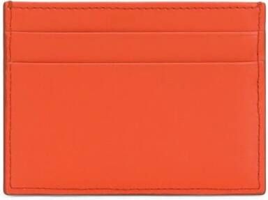 Dolce & Gabbana Pasjeshouder met logo-reliëf Oranje