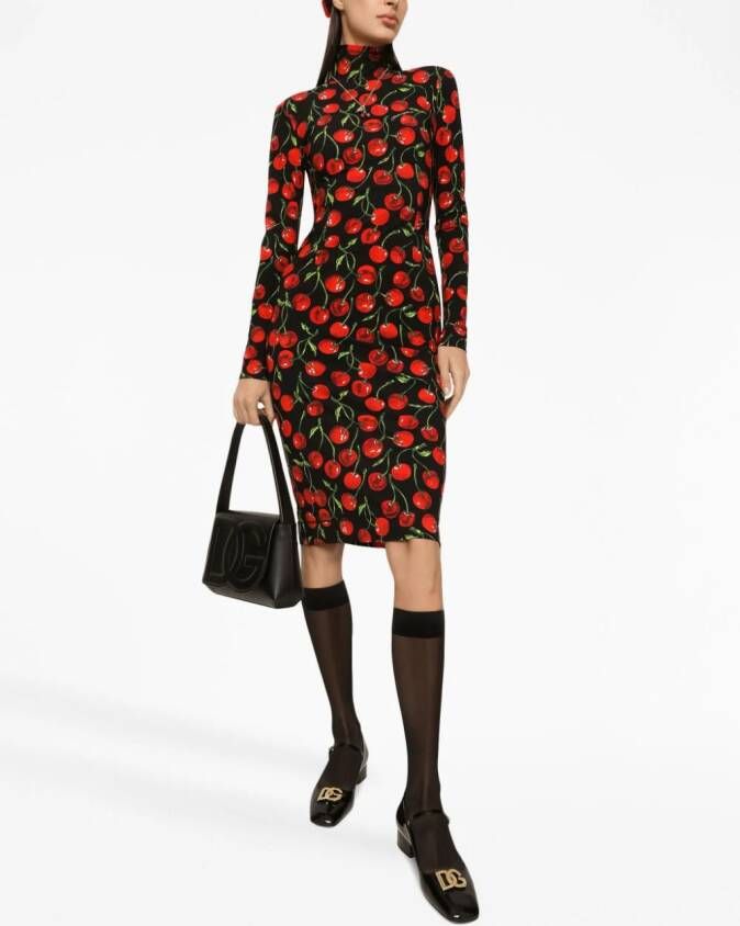 Dolce & Gabbana Schoudertas met logo-reliëf Zwart
