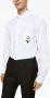 Dolce & Gabbana Overhemd met geborduurd logo Wit - Thumbnail 3