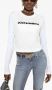 Dolce & Gabbana logo-lettering long-sleeve T-shirt Wit - Thumbnail 5