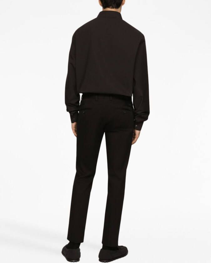 Dolce & Gabbana Poloshirt met logoprint Zwart